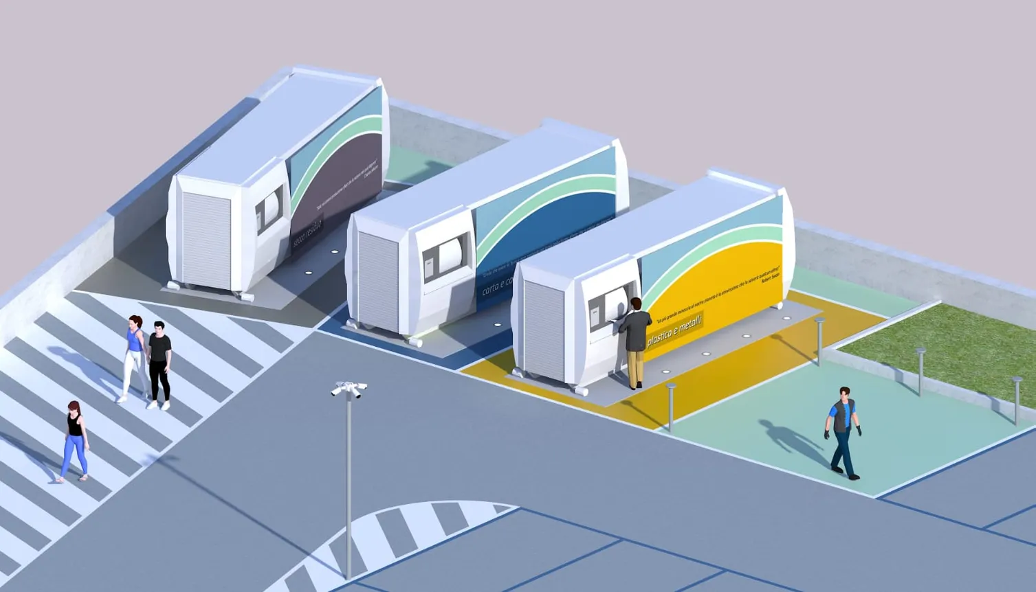 Eco-Piazzola Via Bologna – area parcheggio supermercato SI