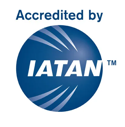 Accredited by IATAN logo
