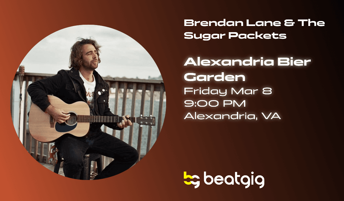 Brendan Lane & The Sugar Packets - Live Music Friday Night #AlexandriaVA