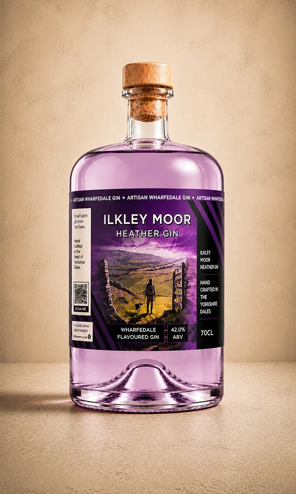 ILKLEY MOOR HEATHER GIN 70 CL: 42.0% ABV