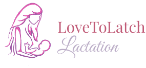 a vector image of a woman holding her baby in arms