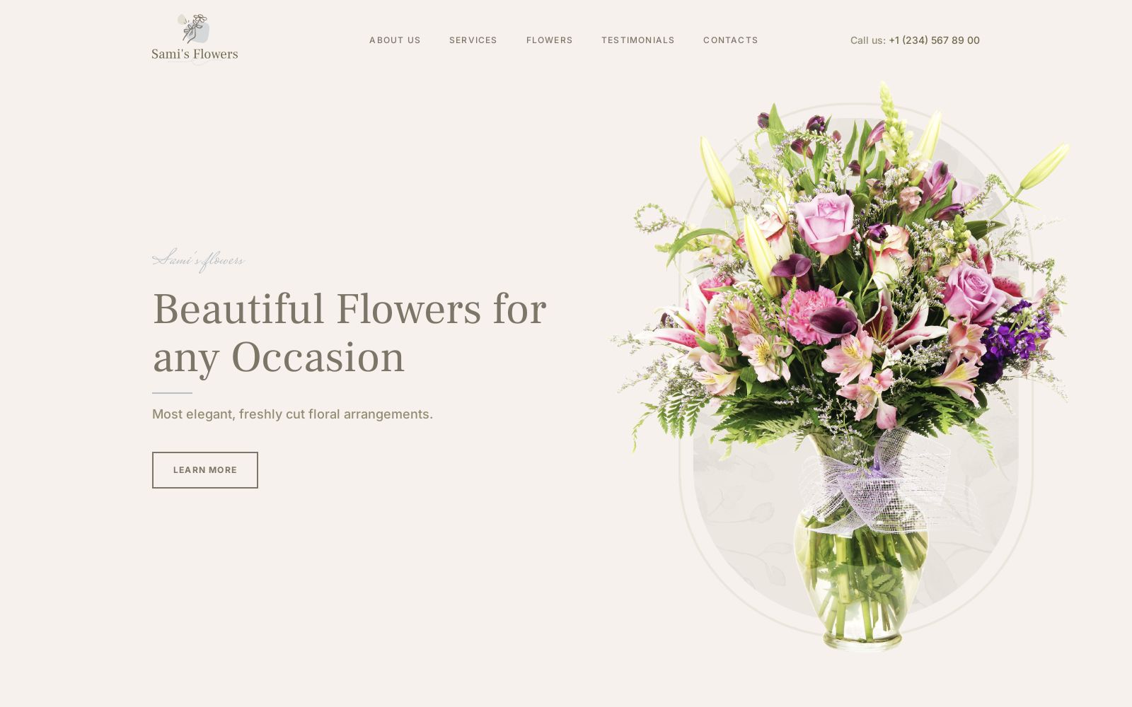 Flower Shop Web Design for Floral Store Websites image