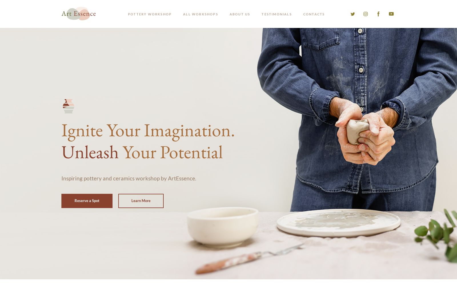 Handicraft Website Template Image