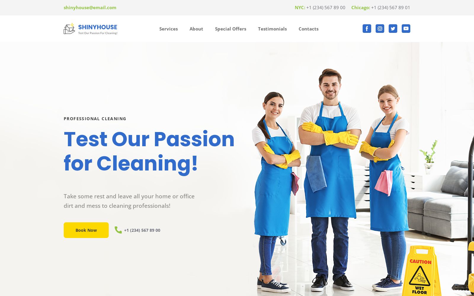 Home Services Website Design Image