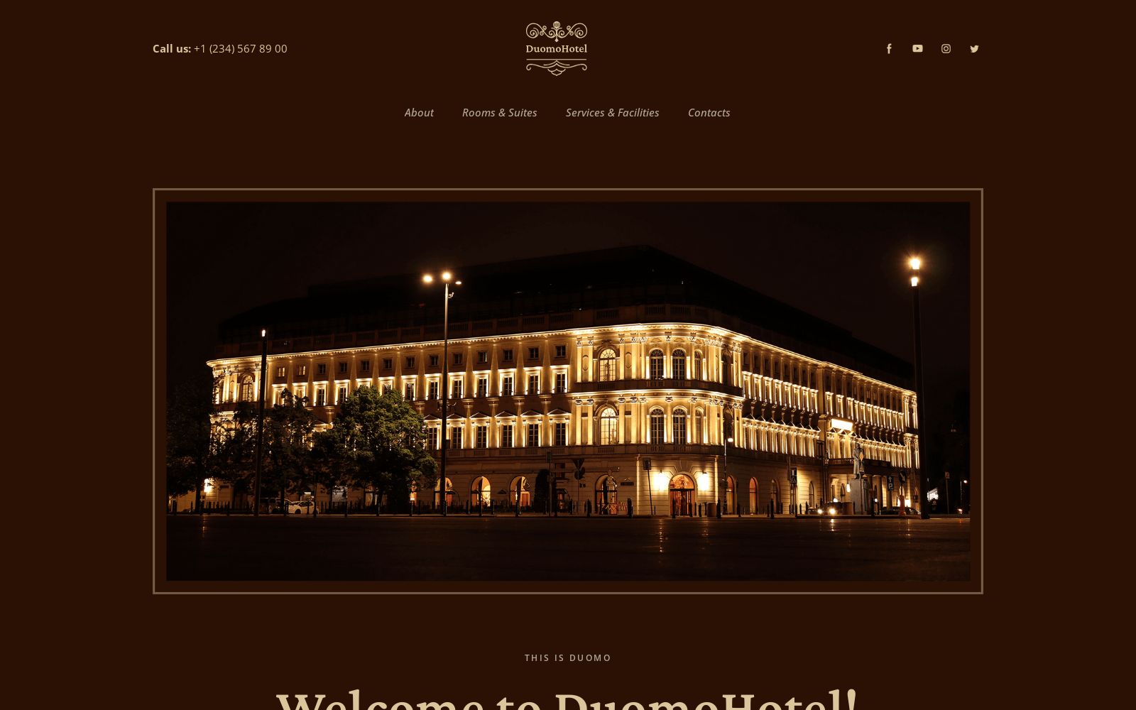 Landing Page Hotel Template Image