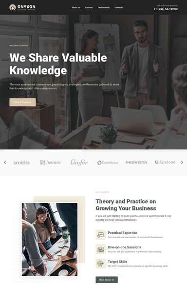 Coaching Website Design