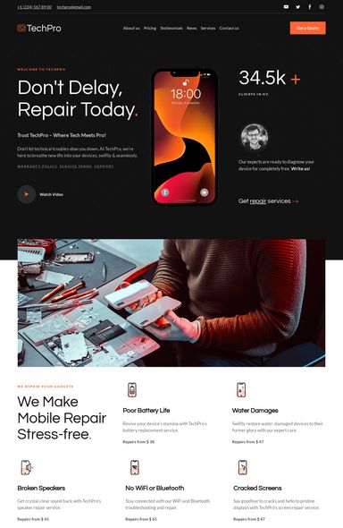 Software Product Website Template